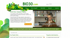 Desktop Screenshot of bio30.com