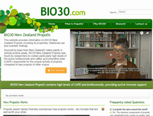 Tablet Screenshot of bio30.com